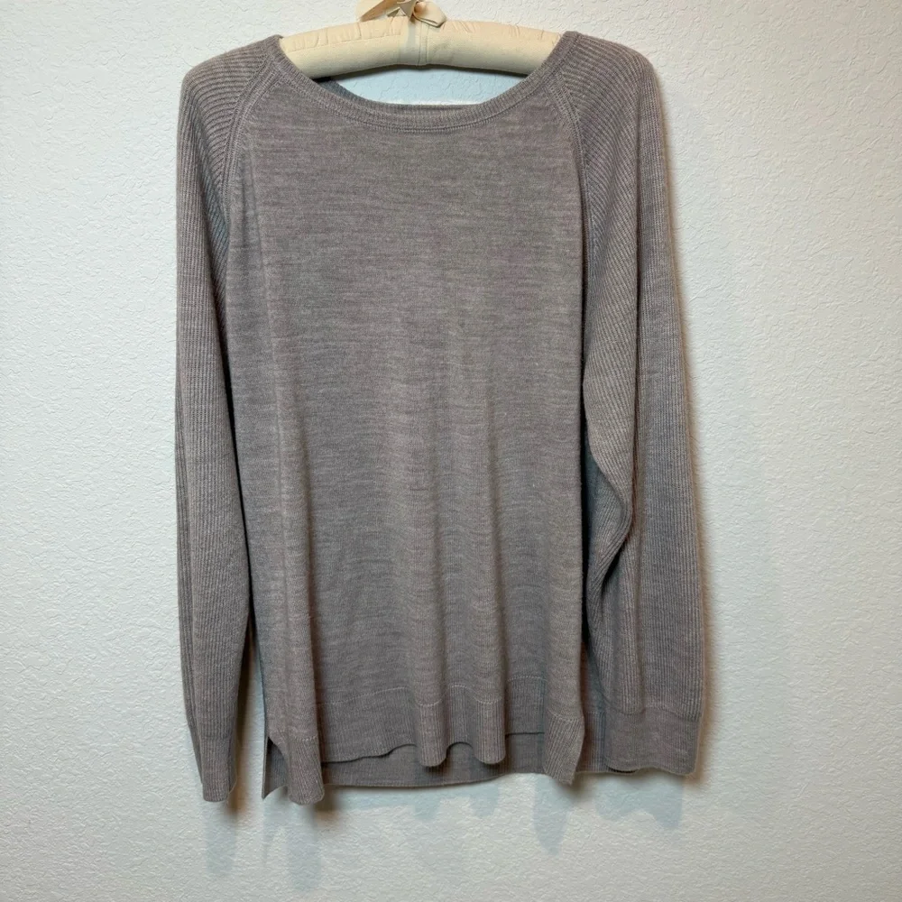 Sweet Romeo Gray Crew Neck Sweater